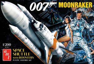 AMT 1/200 James Bond Moonraker Shuttle With Boosters # 1208