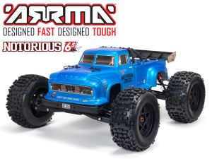 Arrma 1/8 Notorious 6S 4WD BLX RTR Blue # ARA8611V5T2
