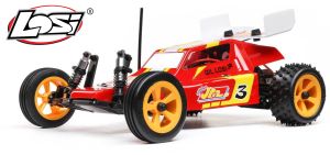 Losi 1/16 Mini JRX2 Brushed 2WD Buggy RTR, Red  # C-LOS01020T1