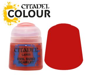 Citadel 12ml Evil Sunz Scarlet Layer Paint # 22-05