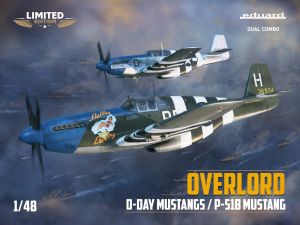 Eduard 1/48 Overlord: D-Day Mustangs P-51B Mustang Dual Combo Limited Edition # 11181