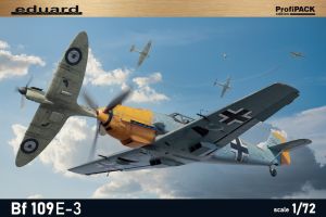 Eduard 1/72 Messerschmitt Bf-109E-3 ProfiPACK Edition # 7032
