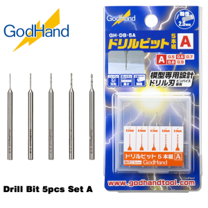 GodHand Drill Bit 5pcs Set A Made In Japan # GH-DB-5A