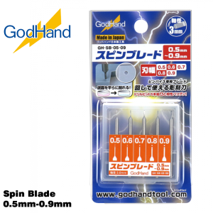 GodHand Spin Blade 0.5mm-0.9mm Made In Japan # GH-SB-05-09