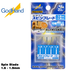 GodHand Spin Blade 1.6-1.9mm Made In Japan # GH-SB-16-19