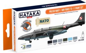 Hataka ORANGE LINE – Polish Navy / Air Force TS-11 paint set # CS46