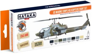 Hataka ORANGE LINE – US Marine Corps Helicopters Paint Set # CS14