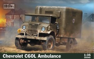 IBG Models 1/35 CHEVROLET C60L Ambulance # 35040