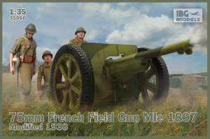 IBG Models 1/35 75mm French Field Gun Mle 1897-Modified 1938 # 35056
