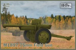 IBG Models 1/35 M1897 75mm Field Gun (French 75 in US Service) # 35058