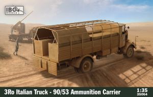 IBG Models 1/35 3Ro Italian Truck - 90/53 Ammunition Carrier # 35064