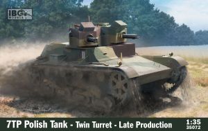 IBG Models 1/35 7TP Polish Tank - Twin Turret (Late Production) # 35072