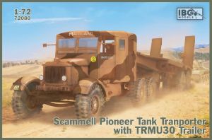 IBG Models 1/72 Scammell Pioneer Tank Transporter with TRMU30 Trailer # 72080