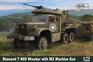 IBG Models 1/72 Diamond T 969 Wrecker with M2 Machine gun and bonus PE set # 72085