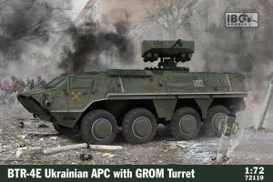 IBG Models 1/72 BTR-4E Ukrainian APC with GROM Turret # 72119