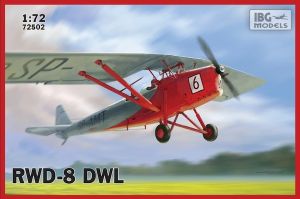 IBG Models 1/72 RWD-8 DWL Polish trainer plane (civilian version) # 72502 - Plastic Model Kit
