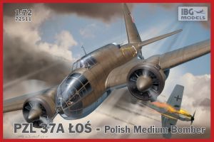 IBG Models 1/72 PZL.37A Los Polish Medium Bomber # 72511