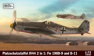 IBG Models 1/72 Platzschutzstaffel JV44 (Focke-Wulf Fw-190D-9 and Fw-190D-11 Double kit) # 72548