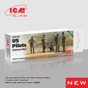 ICM US Helicopter Pilots (Vietnam War) (designed to be used with ICM ICM48089 kits) # 3023