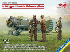 ICM 1/32 Polikarpov I-16 type 10 with Chinese Pilots # 32008