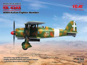 ICM 1/32 Fiat CR.42AS WWII Italian Fighter-Bomber # 32023
