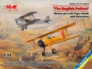 ICM 1/32 'The English Patient'. Movie aircraft Tiger Moth and Stearman # 32053