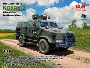 ICM 1/35 Kozak-2 Ukrainian National Guard BRAVE UKRAINE # 35015