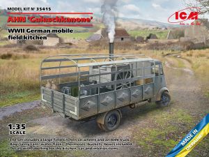 ICM 1/35 AHN 'Gulaschkanone', WWII German Mobile Field Kitchen # 35415