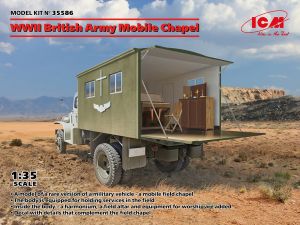 ICM 1/35 WWII British Army Mobile Chapel # 35586