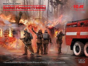 ICM 1/35 Soviet Firemen (1980s) # 35623