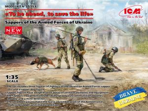 ICM 1/35 "To Be Ahead, To Save The Life" Sappers of the Armed Forces of Ukraine # 35753