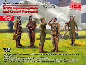 ICM 1/48 Japanese Pilots and Ground Personnel WWII # 48053