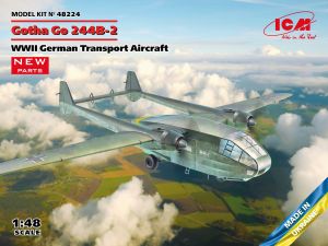 ICM 1/48 Gotha Go-244B-2 WWII German Transport Aircraft # 48224