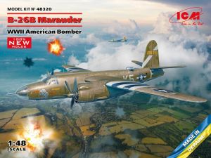 ICM 1/48 Martin B-26B Marauder WWII American Bomber # 48320