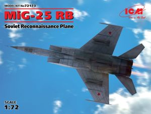 ICM 1/72 Mikoyan MiG-25RB Soviet Reconnaissance Plane # 72173