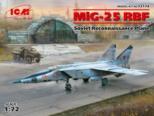 ICM 1/72 Mikoyan MiG-25RBF Soviet Reconnaissance Plane # 72174