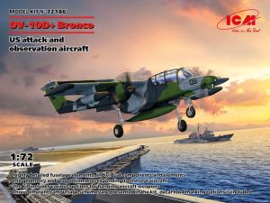 ICM 1/72 North-American/Rockwell OV-10D+ Bronco, US Attack and Observation Aircraft # 72186