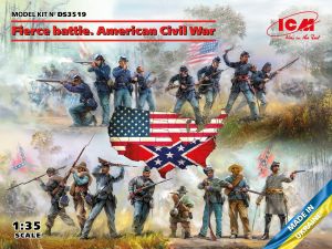 ICM 1/35 Fierce battle. American Civil War Diorama Set # DS3519