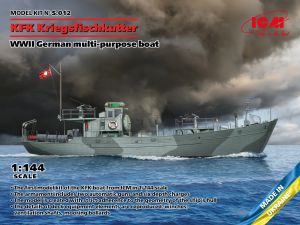 ICM 1/144 KFK Kriegsfischkutter, WWII German multi-purpose boat (100% new molds) # S012
