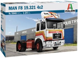 Italeri 1/24 MAN F8 19.321 2 Axle Tractor # 3946