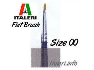 Italeri Size 00 Synthetic Flat Brush # 51222