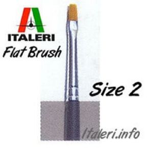Italeri Size 2 Synthetic Flat Brush # 51225