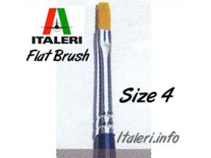 Italeri Size 4 Synthetic Flat Brush # 51227