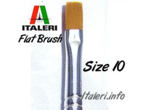Italeri Size 10 Synthetic Flat Brush # 51233