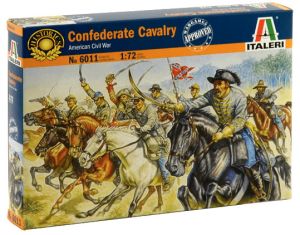 Italeri 1/72 Confederate Cavalry # 6011 - Plastic Model Figures