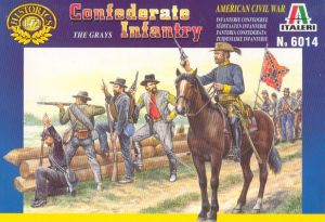Italeri 1/72 Confederate Infantry - American Civil War # 6014 - Plastic Model Figures