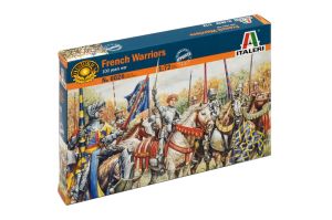 Italeri 100 Years War French Warriors # 6026 - Plastic Model Figures