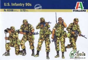 Italeri 1/72 US Infantry 90s # 6168 - Plastic Model Figures