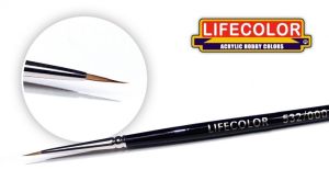 LifeColor Brushes Single Paint Brushes - Choice Of 6