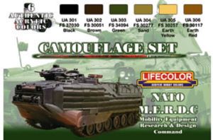 LifeColor NATO MERDC Set (22ml x 6) # LC-CS02
